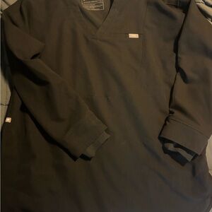 Figs Black Technical Collection Top